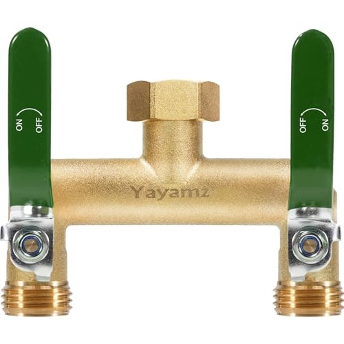 Yayamz 2-Way Garden Hose Splitter: $21.93