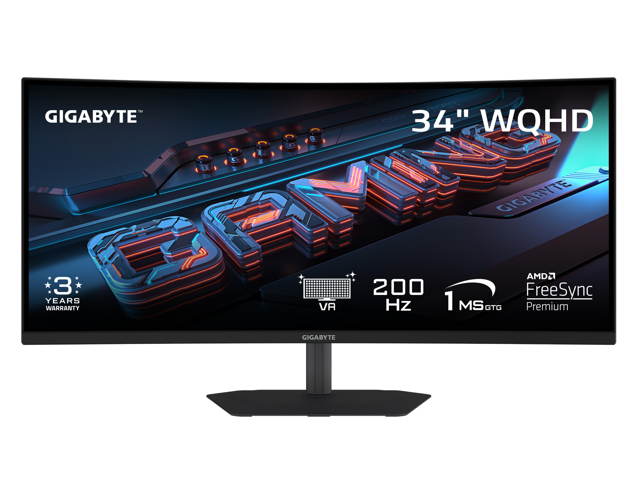 Gigabyte 34" Ultrawide 1440p HDR IPS LED FreeSync Curved Monitor: $224.99 Gigabyte 34" Ultrawide 1440p HDR IPS LED FreeSync Curved Monitor: $224.99