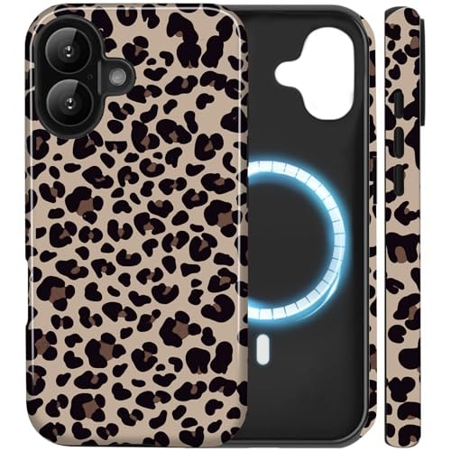 Amzfield Leopard Print MagSafe iPhone 16 Case: $12.74 Amzfield Leopard Print MagSafe iPhone 16 Case: $12.74