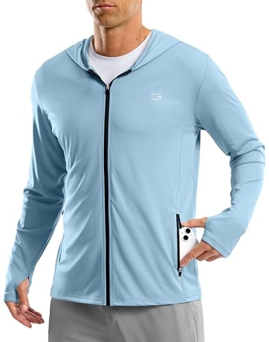 G Gradual Men's UPF 50+ Sun Protection Zip-Up Hoodie: $24.63