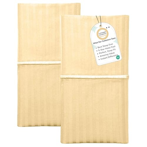 Feather & Stitch 20x40-Inch 500-Thread-Count Cotton Pillowcase 2-Pack: $20.99