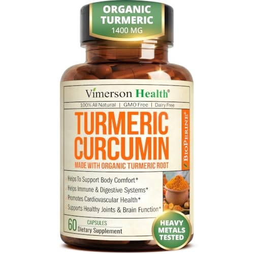 Turmeric Curcumin 1,400mg Supplement 60-Capsule Bottle: $21.21 Turmeric Curcumin 1,400mg Supplement 60-Capsule Bottle: $21.21