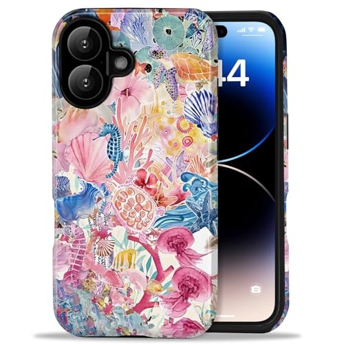 Amzfield iPhone 16 Plus Sea Turtle Phone Case: $11.04
