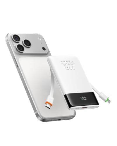 Veger 10,000mAh 22.5W Portable Charger with Built-in Cables: $20.39 Veger 10,000mAh 22.5W Portable Charger with Built-in Cables: $20.39