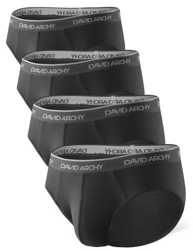 David Archy Men's Breathable Support Pouch Briefs 4-Pack: $26.38 David Archy Men's Breathable Support Pouch Briefs 4-Pack: $26.38