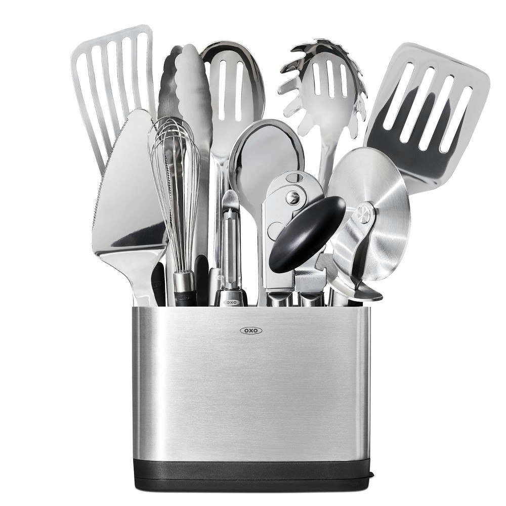 Oxo Steel 15-Piece Kitchen Tool Set: $199.99 Oxo Steel 15-Piece Kitchen Tool Set: $199.99
