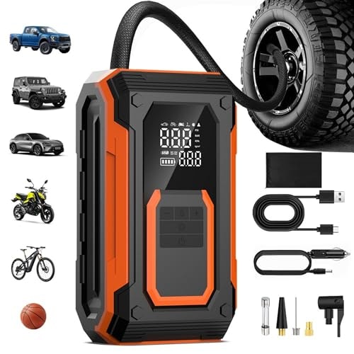 Cordless Portable Tire Inflator Air Compressor: $67.99 Cordless Portable Tire Inflator Air Compressor: $67.99