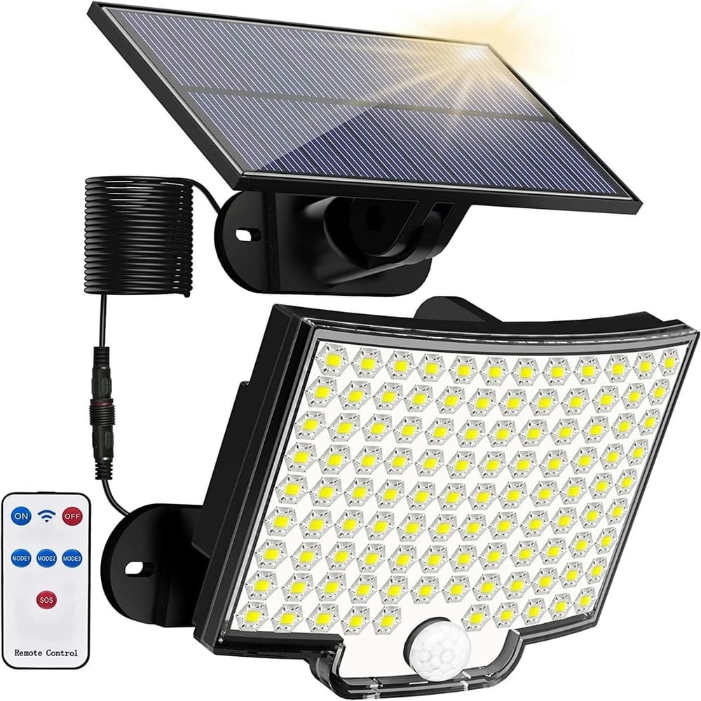 3,000-Lumen Solar Motion Sensor Flood Light: $14.25 3,000-Lumen Solar Motion Sensor Flood Light: $14.25