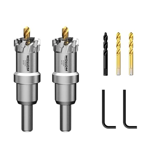 Mollom 22mm Carbide Hole Saw 2-Pack: $14.02 Mollom 22mm Carbide Hole Saw 2-Pack: $14.02