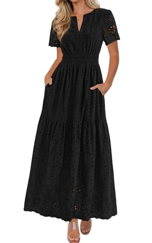 Prettygarden Short Sleeve A-Line Pleated Summer Dress: $45.98 Prettygarden Short Sleeve A-Line Pleated Summer Dress: $45.98