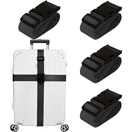 Chelmon TSA Approved Luggage Straps 4-Pack: $9.97
