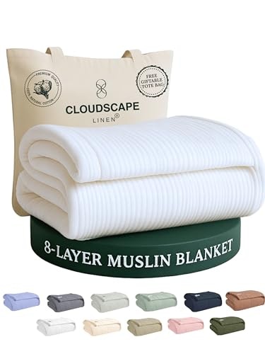 Cloudscape 8-Layer King Size Muslin Blanket: $84.80 Cloudscape 8-Layer King Size Muslin Blanket: $84.80