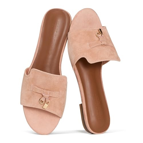 Project Cloud Genuine Leather Women's Flat Sandals: $46.66