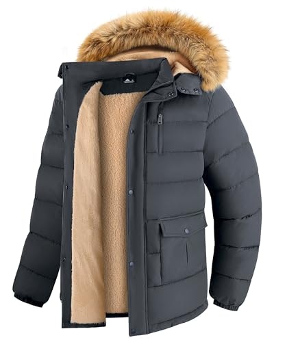Men's Fleece-Lined Down Parka: $49.98 Men's Fleece-Lined Down Parka: $49.98