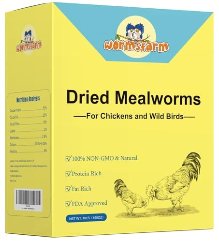 WormsFarm 10lb Dried Mealworms: $47.99 WormsFarm 10lb Dried Mealworms: $47.99