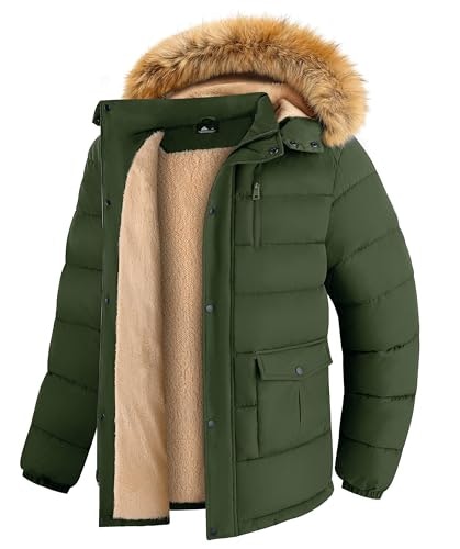Geek Lighting Men's Waterproof Hooded Winter Parka: $49.98