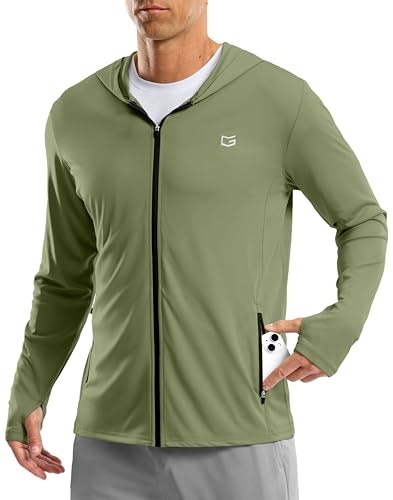 Men's UPF 50+ Zip-Up Sun Hoodie: $24.64