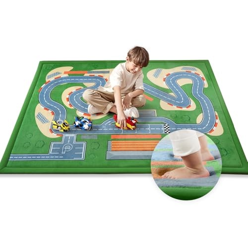 1.3-Inch Thick 79x118-Inch Memory Foam Baby Play Mat: $140.75