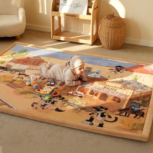1.5-Inch Thick 79x118 Memory Foam Baby Floor Play Mat: $139 1.5-Inch Thick 79x118 Memory Foam Baby Floor Play Mat: $139