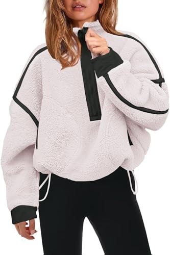 Panadila Women's Half Zip Sherpa Fleece Pullover: $40.79 Panadila Women's Half Zip Sherpa Fleece Pullover: $40.79