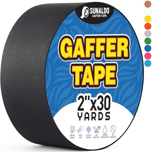 Sunaldo 2"x30yd Heavy Duty Gaffers Tape: $9.95 Sunaldo 2"x30yd Heavy Duty Gaffers Tape: $9.95
