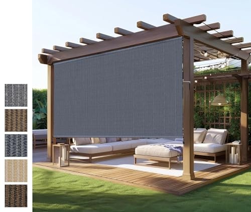 Outdoor Cordless Roll-Up Patio Shade: $99.98