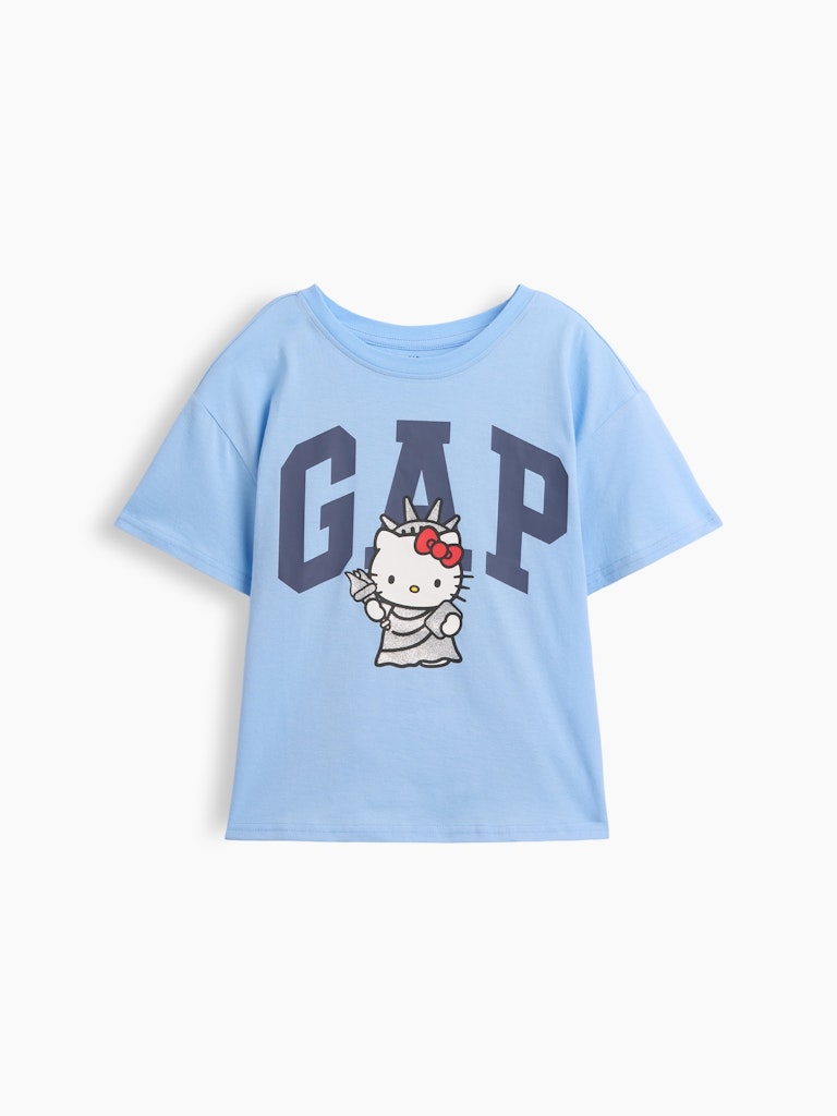 GapKids Hello Kitty Oversized Logo T-Shirt: $14.99