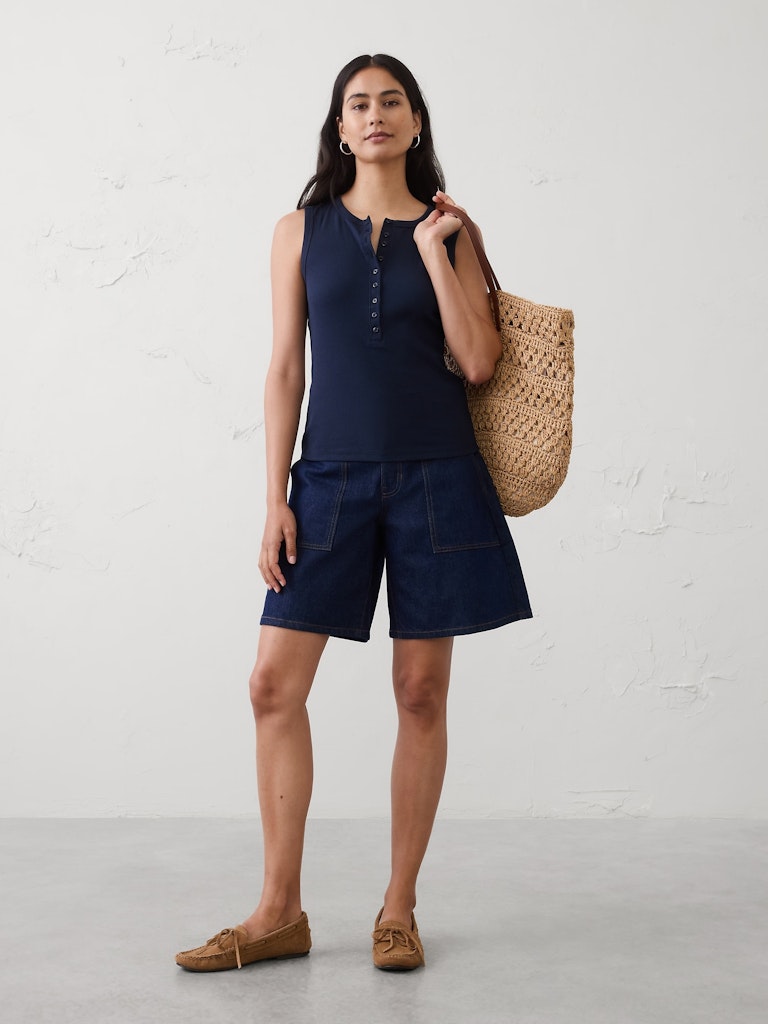 Ribbed Henley: $27.97 Ribbed Henley: $27.97