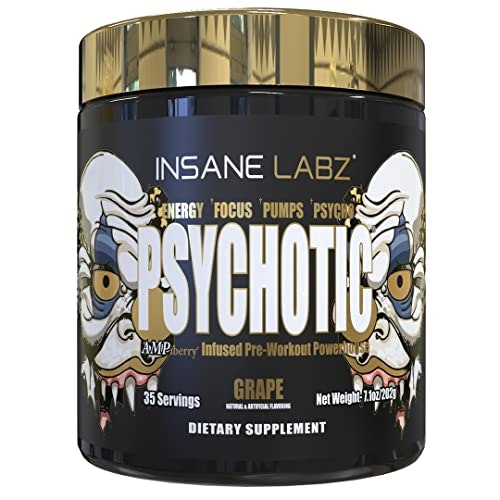 Insane Labz Psychotic Gold Pre-Workout Powder 35-Serving Tub: $24.99 Insane Labz Psychotic Gold Pre-Workout Powder 35-Serving Tub: $24.99