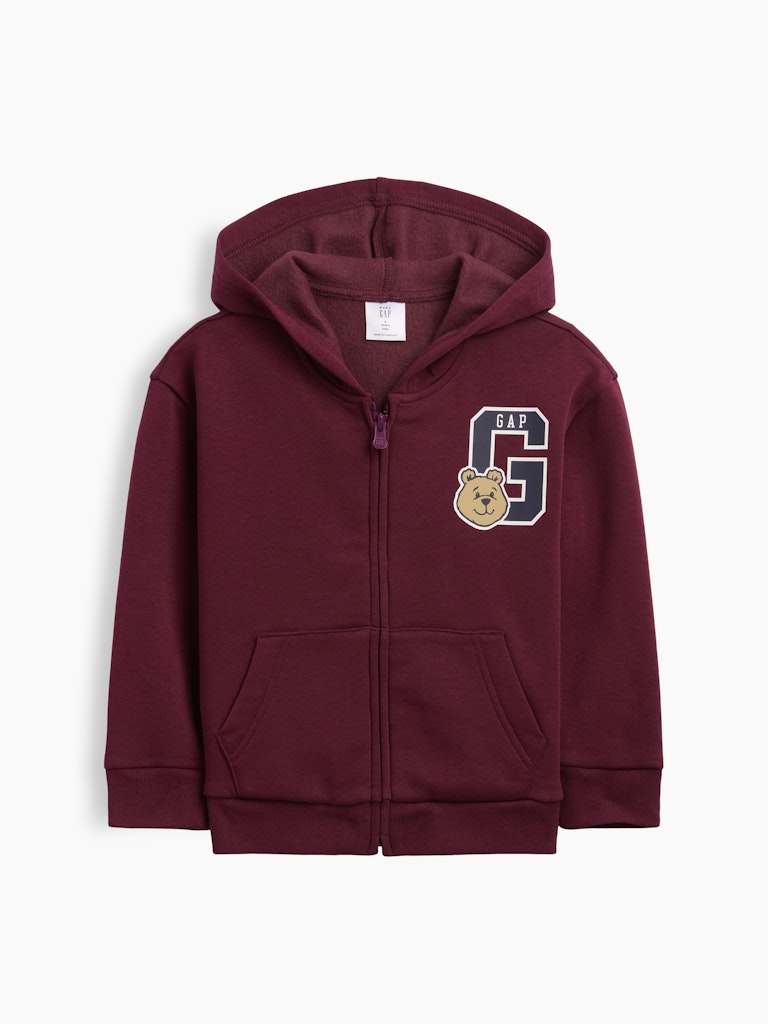 BabyGap Relaxed Brannan Bear Logo Zip Hoodie: $17.49