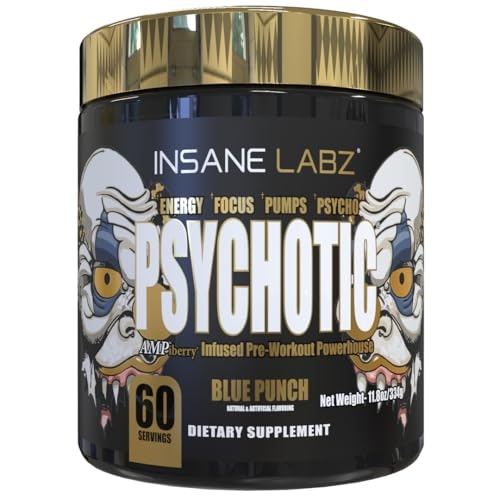 Insane Labz Psychotic Gold 60-Serving Pre-Workout Powder: $44.99 Insane Labz Psychotic Gold 60-Serving Pre-Workout Powder: $44.99