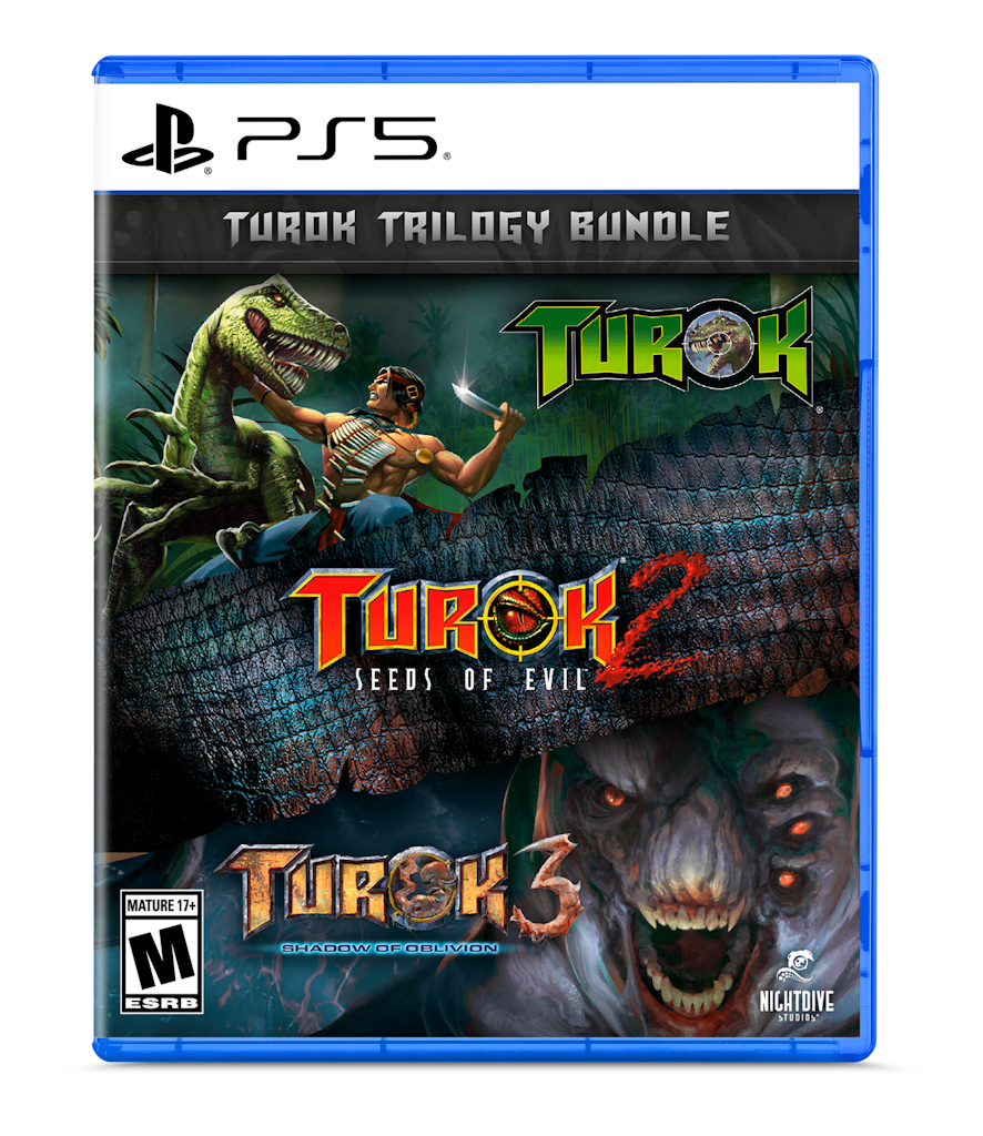 Turok Trilogy Bundle for PlayStation 5: $19.99 Turok Trilogy Bundle for PlayStation 5: $19.99