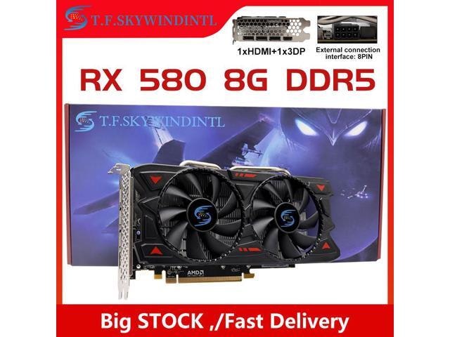 AMD Radeon RX 580 8GB GDDR5 Graphics Card: $148.50 AMD Radeon RX 580 8GB GDDR5 Graphics Card: $148.50