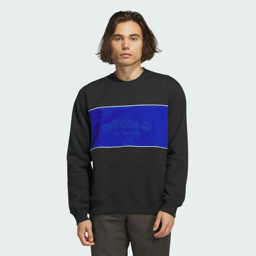 Adidas Arched Logo Crewneck Sweatshirt: $39 Adidas Arched Logo Crewneck Sweatshirt: $39