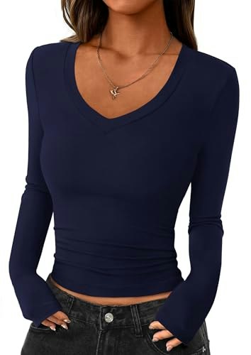 Prettygarden Women's Long Sleeve Slim Fit Crop Top: $11 Prettygarden Women's Long Sleeve Slim Fit Crop Top: $11