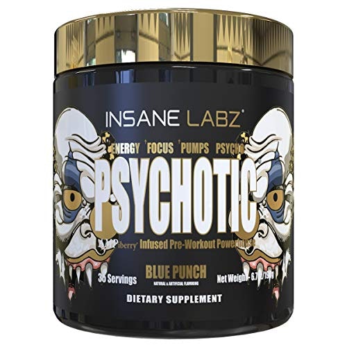 Insane Labz Psychotic Gold 35-Serving Pre-Workout Powder: $24.99