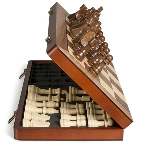 17-Inch Magnetic Wooden Chess Set: $42.49 17-Inch Magnetic Wooden Chess Set: $42.49