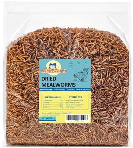WormsFarm 5lb Dried Mealworms for Chickens: $26.99 WormsFarm 5lb Dried Mealworms for Chickens: $26.99