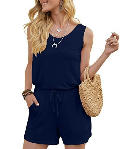 DouBCQ Women's Sleeveless Casual Jumpsuit: $18.98 DouBCQ Women's Sleeveless Casual Jumpsuit: $18.98