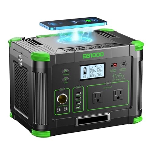 999Wh 1,000W Portable Power Station: $279.97