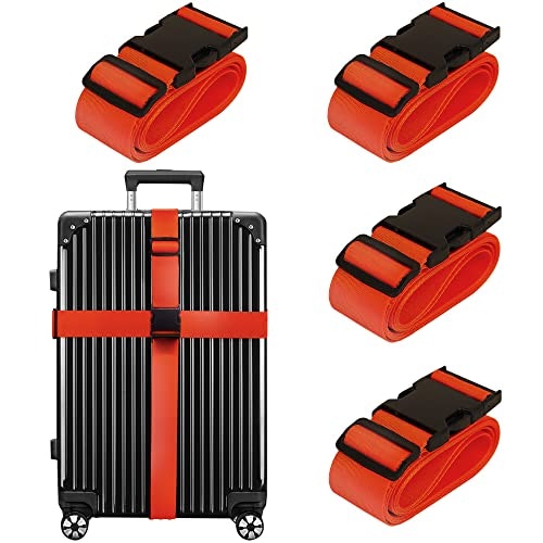 Chelmon TSA Approved Luggage Straps 4-Pack: $9.97 Chelmon TSA Approved Luggage Straps 4-Pack: $9.97