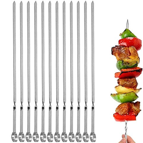 16-Inch Stainless Steel Kabob Skewers 12-Pack: $6.78 16-Inch Stainless Steel Kabob Skewers 12-Pack: $6.78