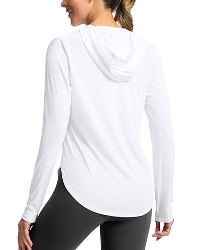 Women's UPF 50+ Sun Hoodie Long Sleeve Shirt: $12.99 Women's UPF 50+ Sun Hoodie Long Sleeve Shirt: $12.99