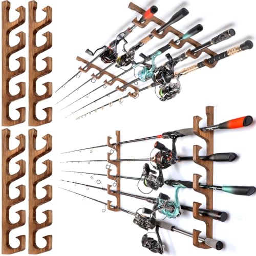 Plusinno 10-Rod Wall and Ceiling Fishing Rod Holder 2-Pack: $27.98 Plusinno 10-Rod Wall and Ceiling Fishing Rod Holder 2-Pack: $27.98