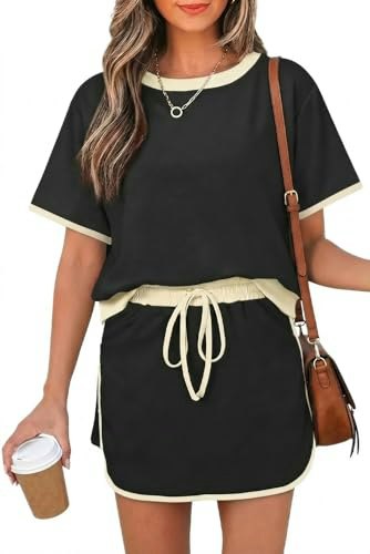 Opemiby Women's 2-Piece Skort Set: $24.46 Opemiby Women's 2-Piece Skort Set: $24.46