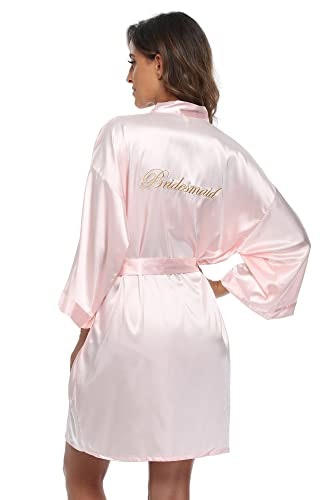 Women's Satin Bridesmaid Robe: $9.99