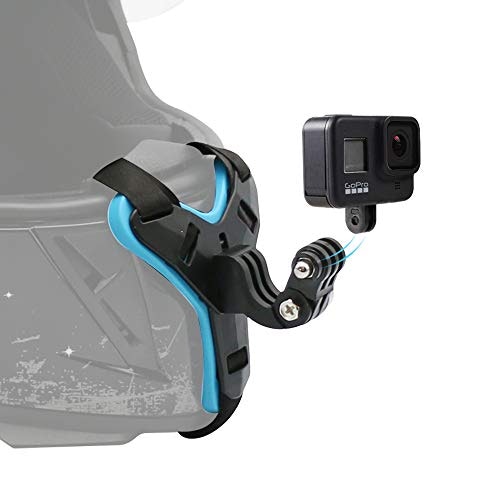 Surewo Motorcycle Helmet Chin Strap Mount for Action Cameras: $13.59