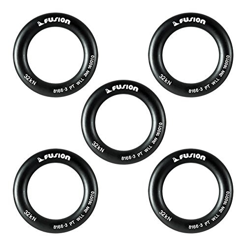 Fusion Climb 2.7-Inch Forged Aluminum Rappel and Rigging O-Rings 5-Pack: $24.51 Fusion Climb 2.7-Inch Forged Aluminum Rappel and Rigging O-Rings 5-Pack: $24.51