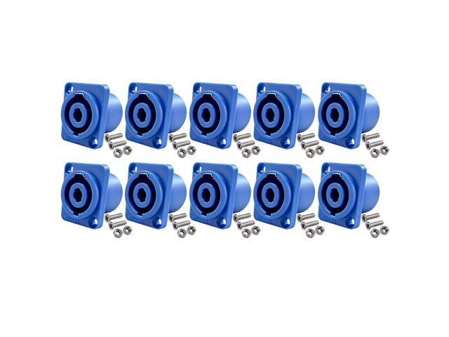 4-Pole Rectangular Speaker Panel Chassis Mount: $25.99