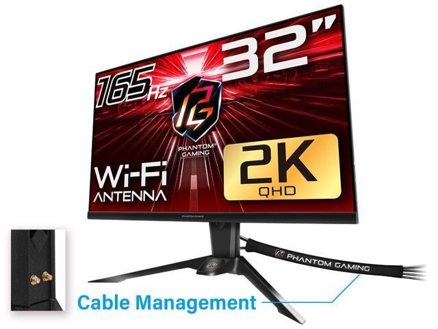 ASRock Phantom Gaming 32" 1440p HDR IPS LED FreeSync Monitor: $242.99